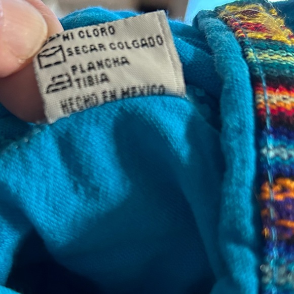 Cabo San Lucas Turquoise Windbreaker Size CH/S - Picture 10 of 10